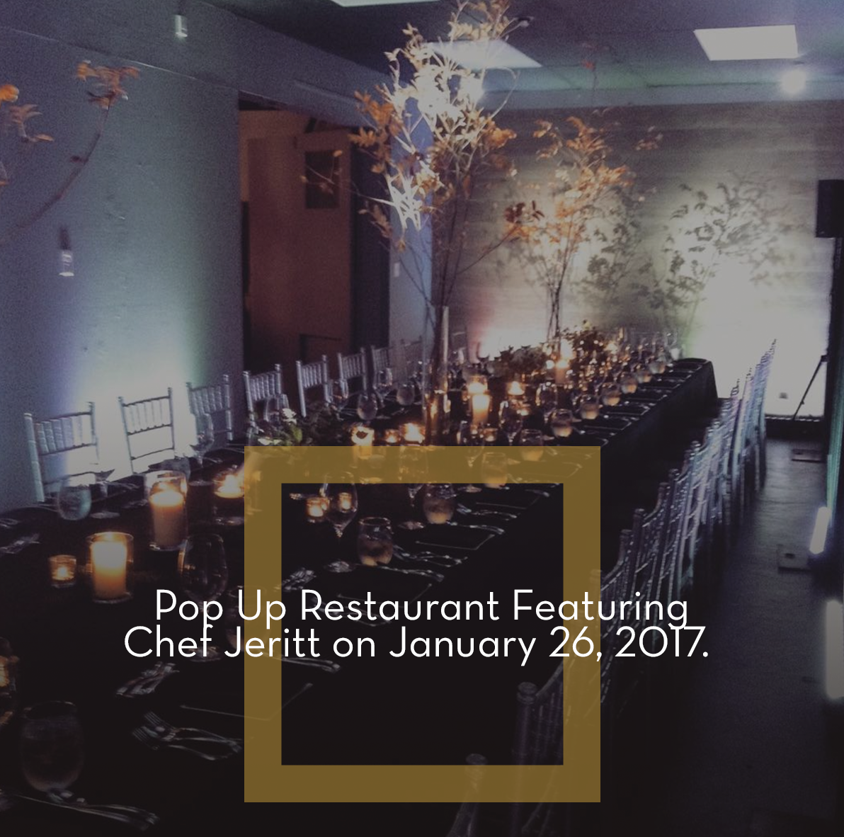 Feature Chef for January: Chef Jeritt