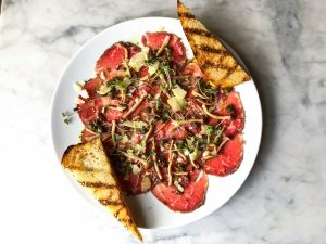 beef carpaccio