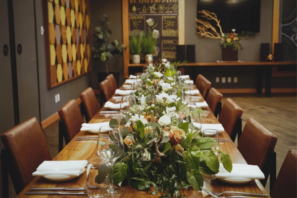 The Hospitality Room for private dining at Proof Kitchen + Lounge