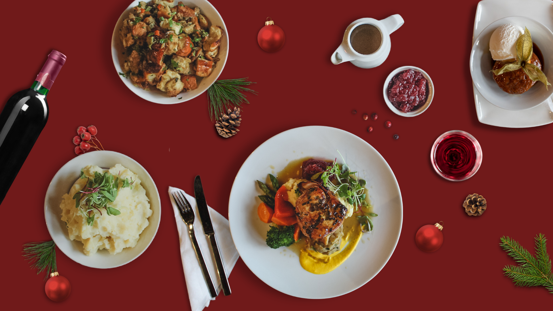 Christmas dinner takeout in Waterloo at Proof Kitchen + Lounge