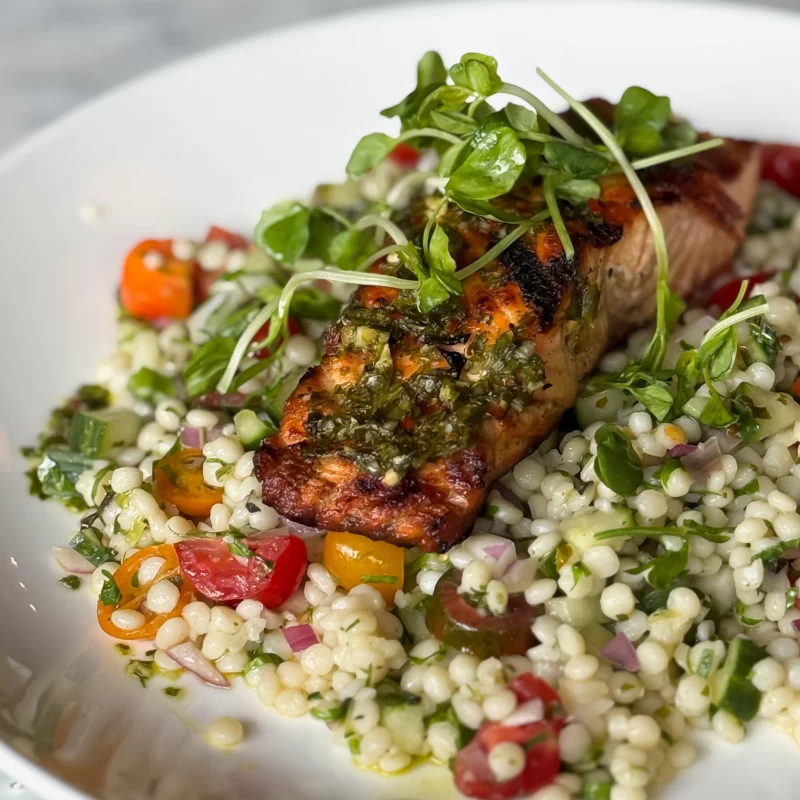Salmon Chimichurri Proof Kitchen Lounge Dinner