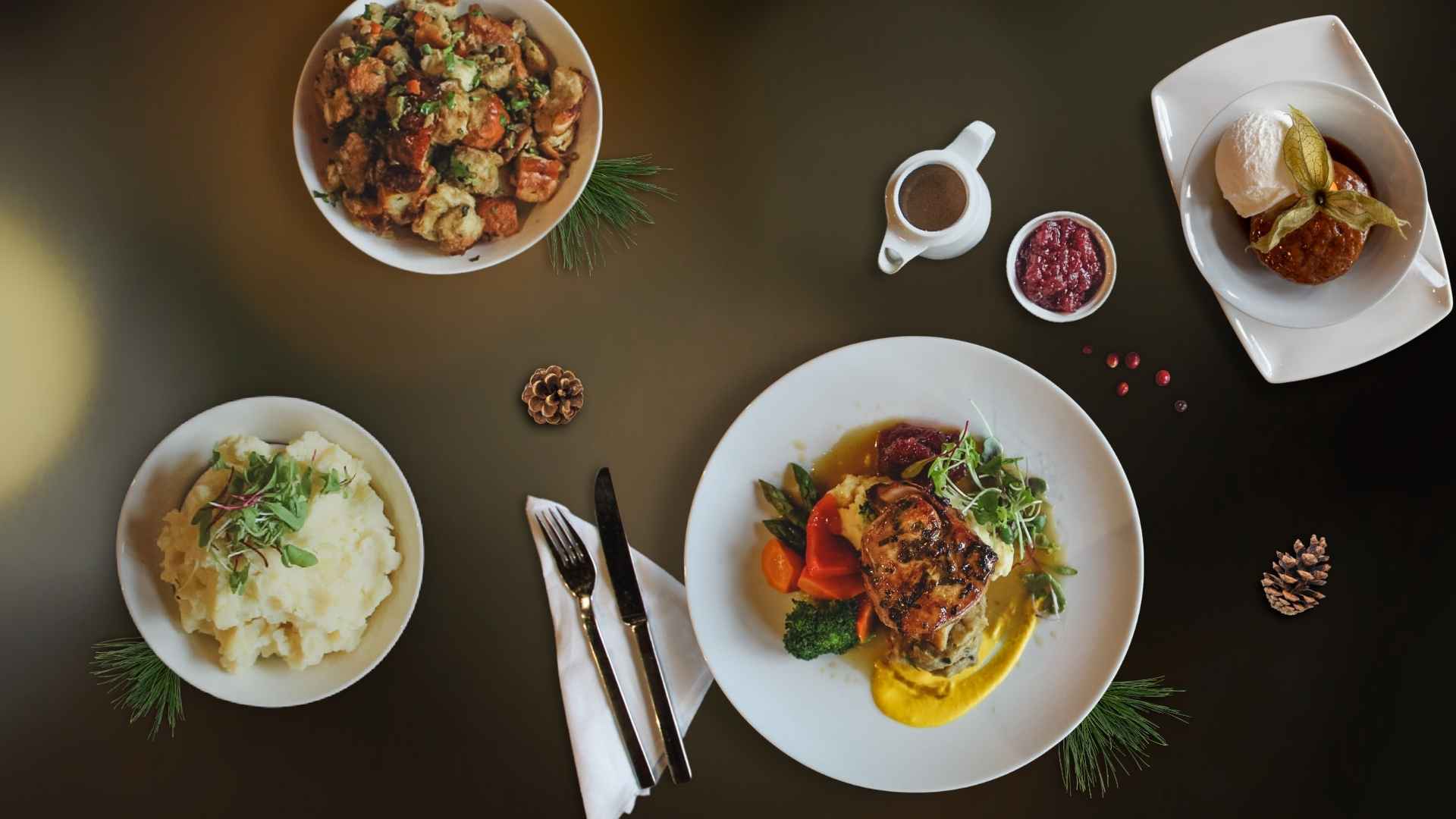 Christmas dinner takeout in Waterloo at Proof Kitchen + Lounge